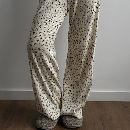 Organic Cotton Pointelle Knit Lounge Set