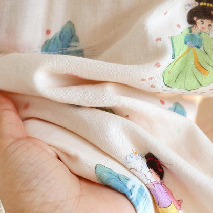 Muslin Cotton Kimono Lounge & Sleepwear Set